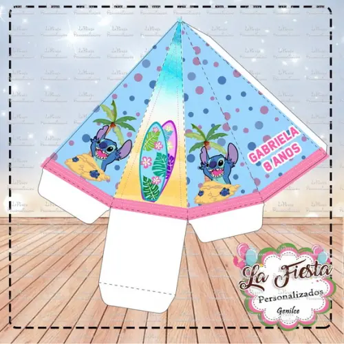 Caixa Piramide Stitch