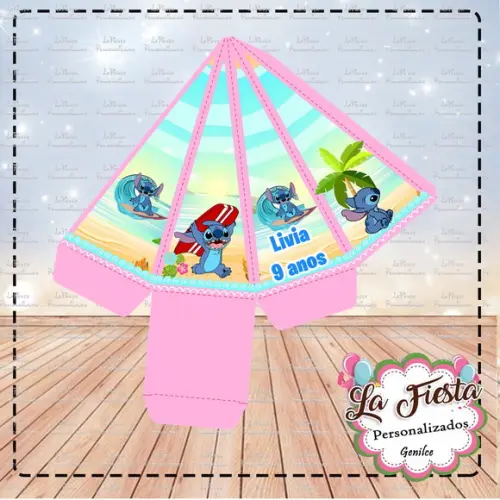 Caixa Piramide Stitch