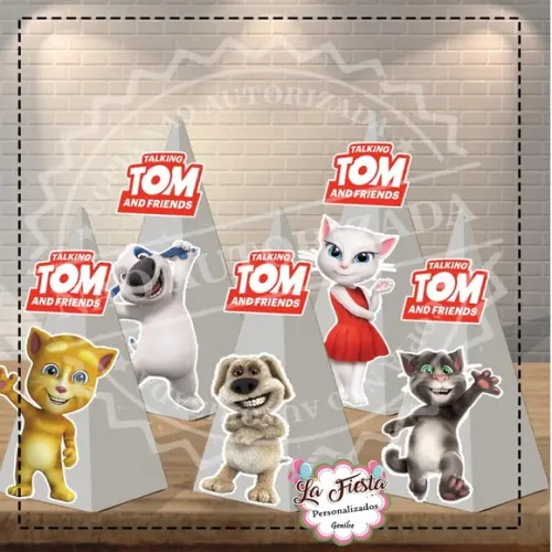 Caixa Piramide Talking Tom