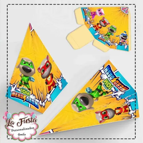 Caixa Piramide Talking Tom Hero Dash