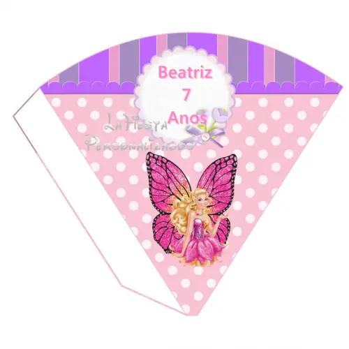 Cone  Redondo Barbie Butterfly