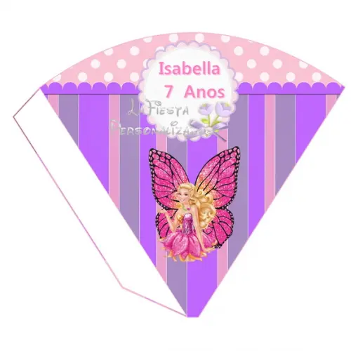 Cone  Redondo Barbie Butterfly