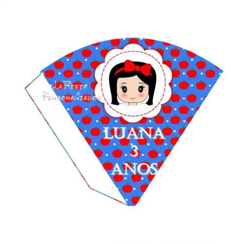 Cone Redondo Branca De Neve