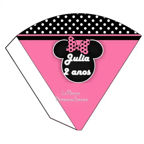 Cone Redondo Minnie Rosa