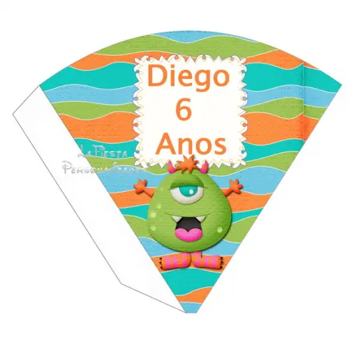 Cone Redondo Monstrinhos