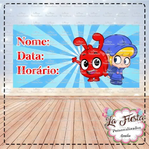 Convite de Aniversário Mila e Morphle