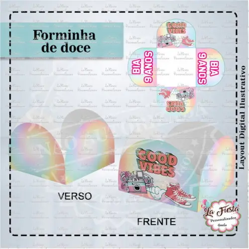 Forminha Docinhos Good Vibes