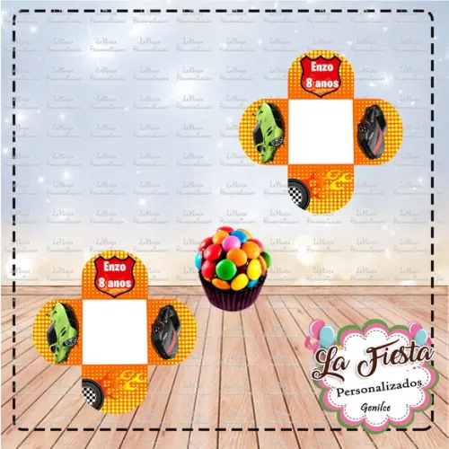 Forminha Docinhos Hot Wheels
