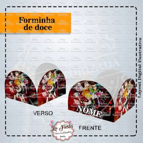 Forminha Docinhos Nanatsu no Taizai