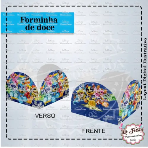 Forminha Docinhos Patrulha Canina Super Filhotes