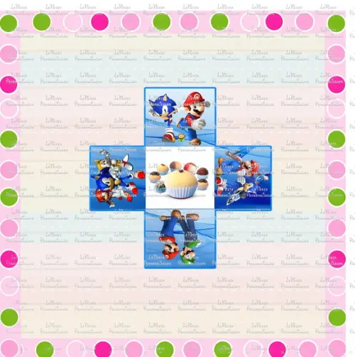Forminha Docinhos Sonic
