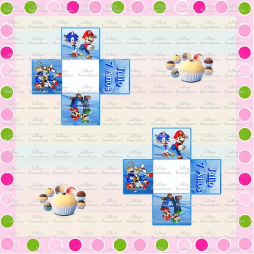 Forminha Docinhos Sonic