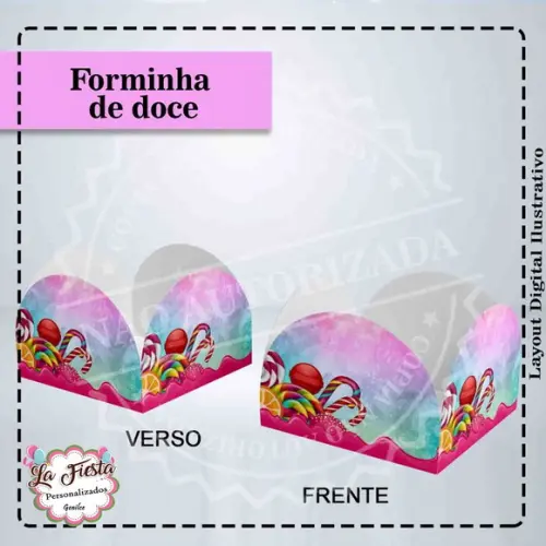 Forminha para Docinhos Doces Candy