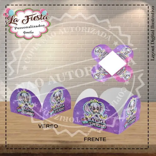 Forminha para Docinhos Gacha Life