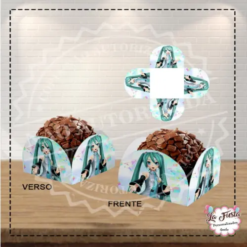 Forminha para Docinhos Hatsune Miku