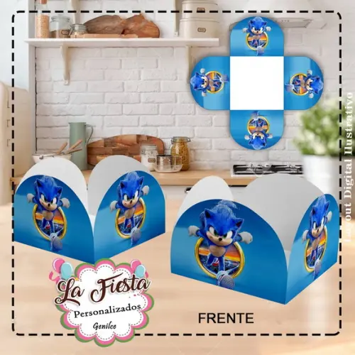 Forminha para Docinhos Sonic