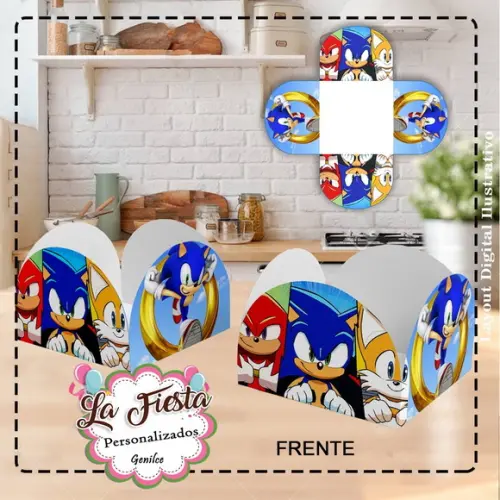 Forminha para Docinhos Sonic