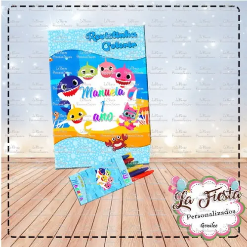 Revistinha de Colorir Baby Shark