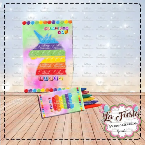 Revistinha de Colorir Fidget Toy