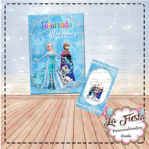 Revistinha de Colorir Frozen - Uma Aventura Congelante