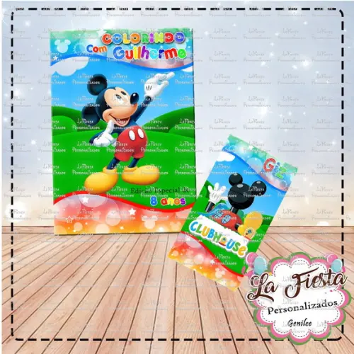 Revistinha de Colorir Mickey