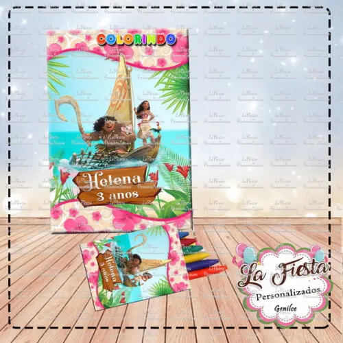Revistinha de Colorir Moana