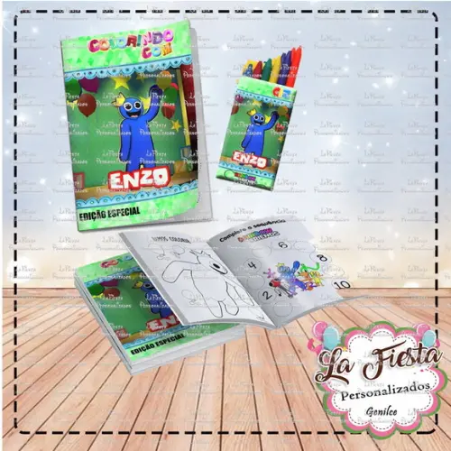 Revistinha de Colorir Rainbow Friends