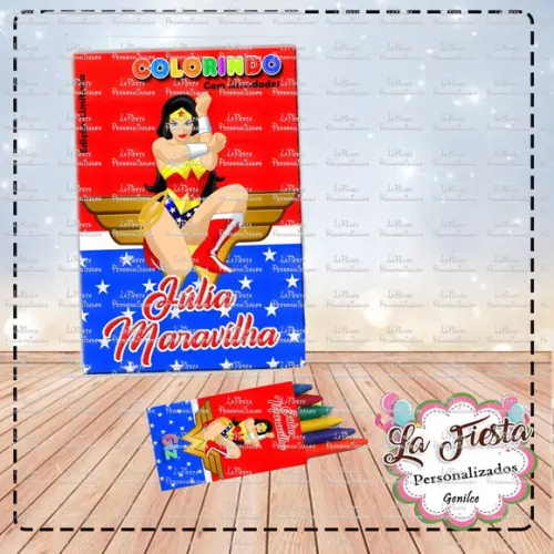 Revistinha de Colorir Mulher Maravilha