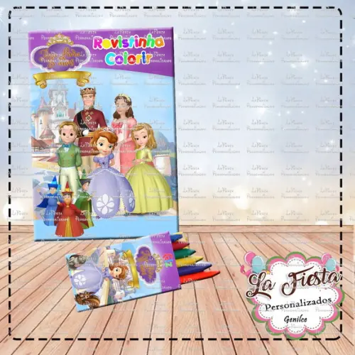 Revistinha de Colorir Princesa Sofia