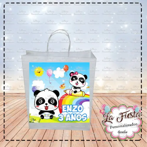 Rótulo Adesivo para Sacolinha Baby Bus