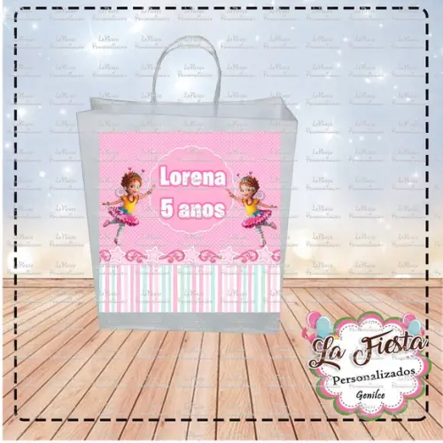 Rótulo Adesivo para Sacolinha Fancy Nancy Clancy