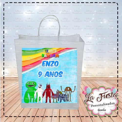 Rótulo Adesivo para Sacolinha Garten Of Banban