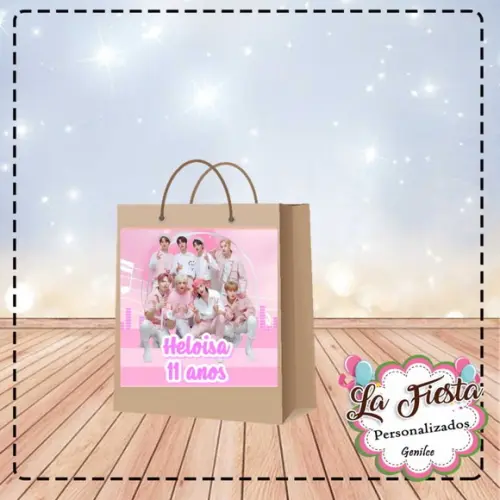 Rótulo Adesivo para Sacolinha Stray Kids Kpop