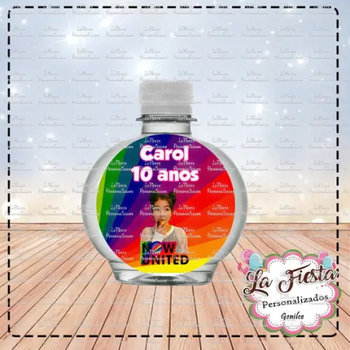 Rotulo Agua Redonda Banda Now United
