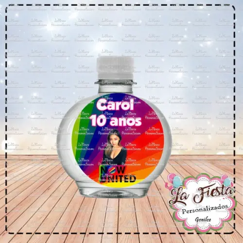 Rotulo Agua Redonda Banda Now United