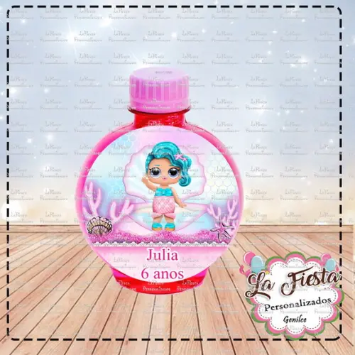 Rotulo Agua Redonda Lol Sereia