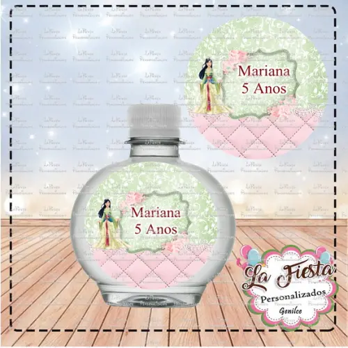 Rotulo Agua Redonda Mulan
