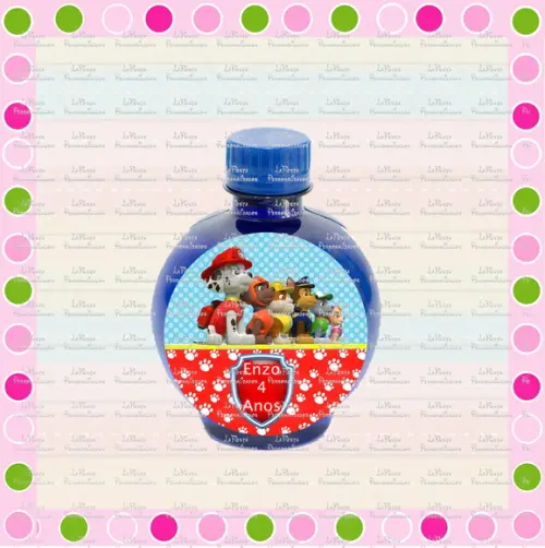 Rotulo Agua Redonda Patrulha Canina