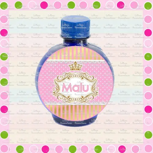 Rotulo Agua Redonda Princesa Coroa
