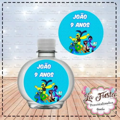 Rotulo Agua Redonda Rainbow Friends