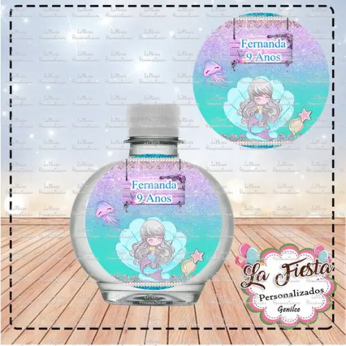 Rotulo Agua Redonda Sereia