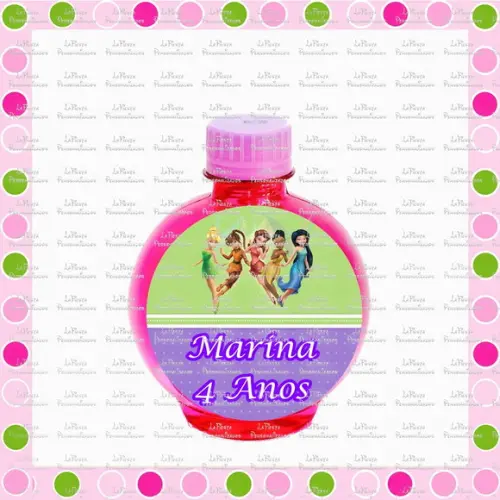 Rotulo Agua Redonda Sininho