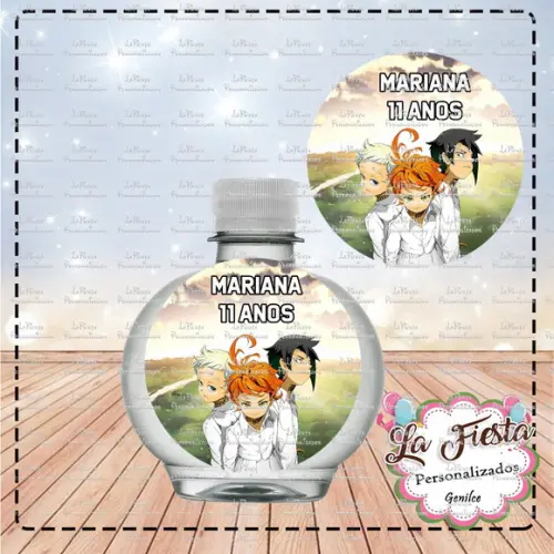 Rotulo Agua Redonda The Promised Neverland