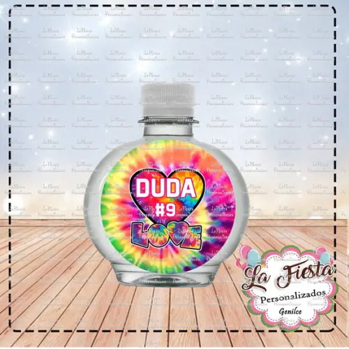 Rotulo Agua Redonda Tie Dye