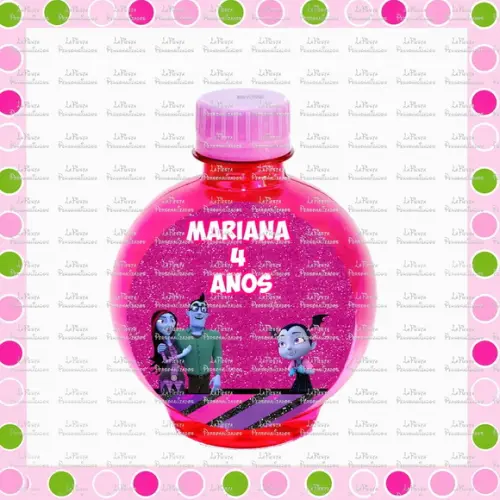 Rotulo Agua Redonda Vampirinha
