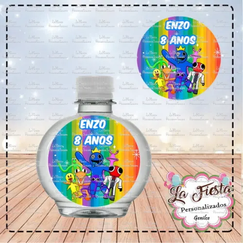 Rotulo Agua Redonda Rainbow Friends