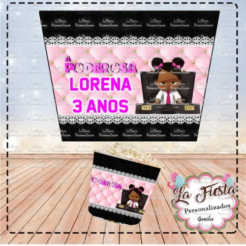 Rotulo Balde de Pipoca Poderosa Chefinha