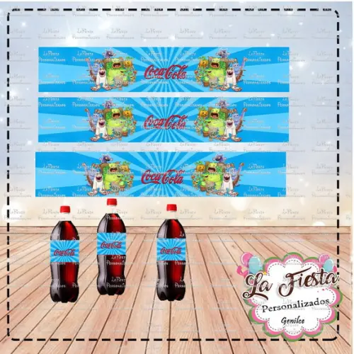 Rótulo Coca Cola My Singing Monsters