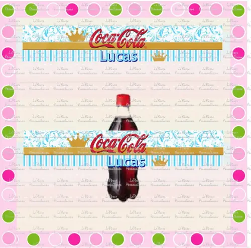 Rótulo Coca Cola Principe