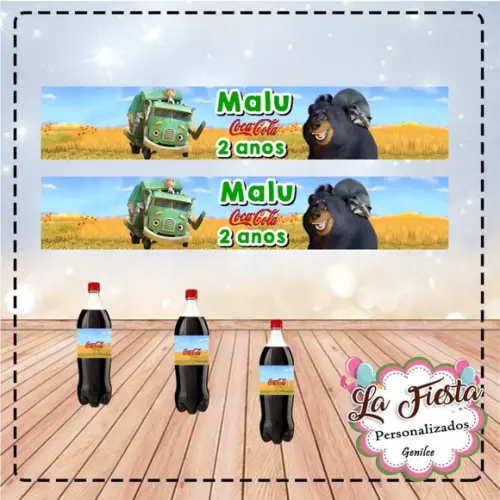 Rótulo Coca Cola Zé Coleta